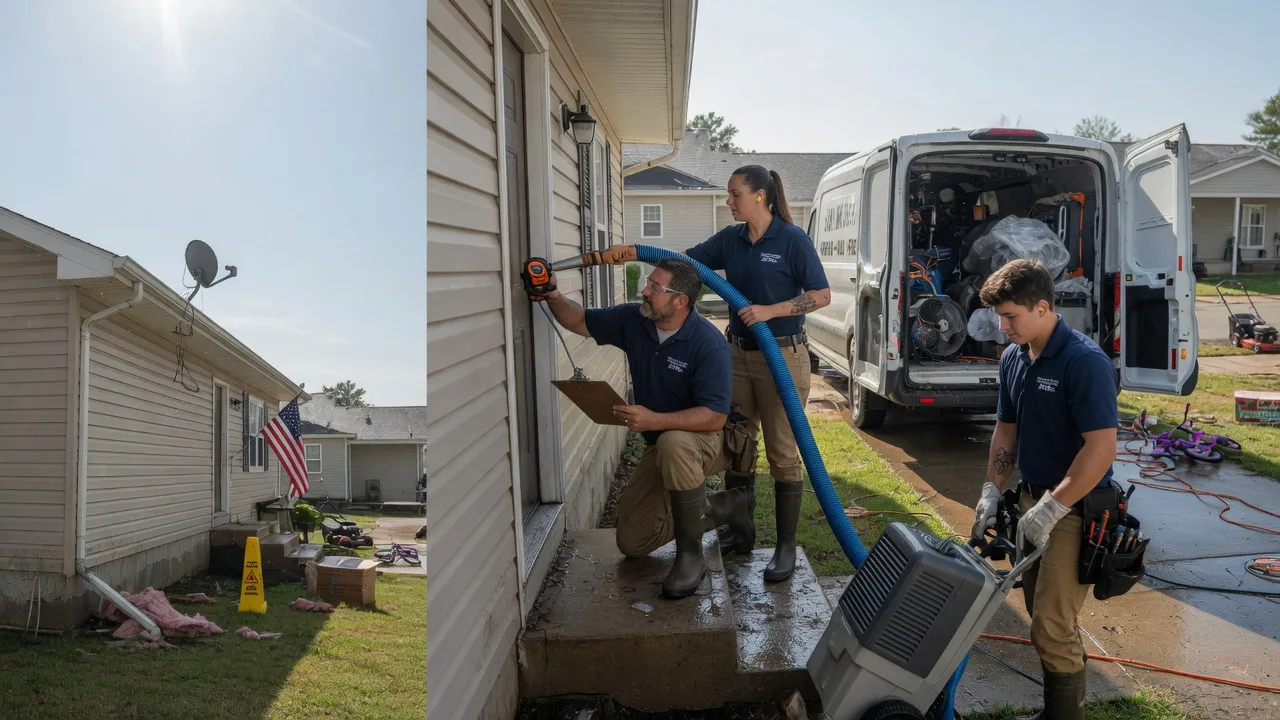 Ceiling Water Damage Restoration in Bruceton, TN near me